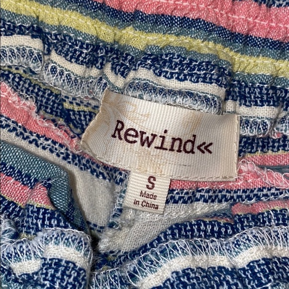 Drawstring Striped Shorts - Picture 3 of 3